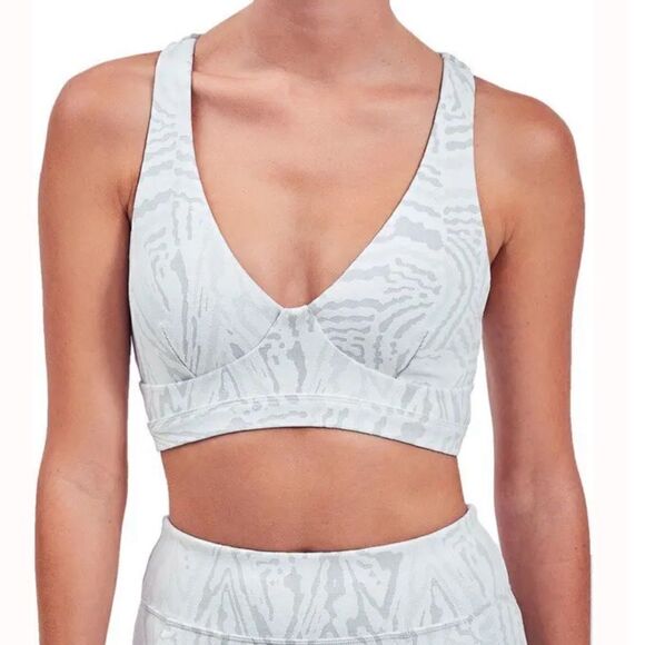 Devon Windsor Axelle crop top sports bra with removable pads small - Picture 2 of 7